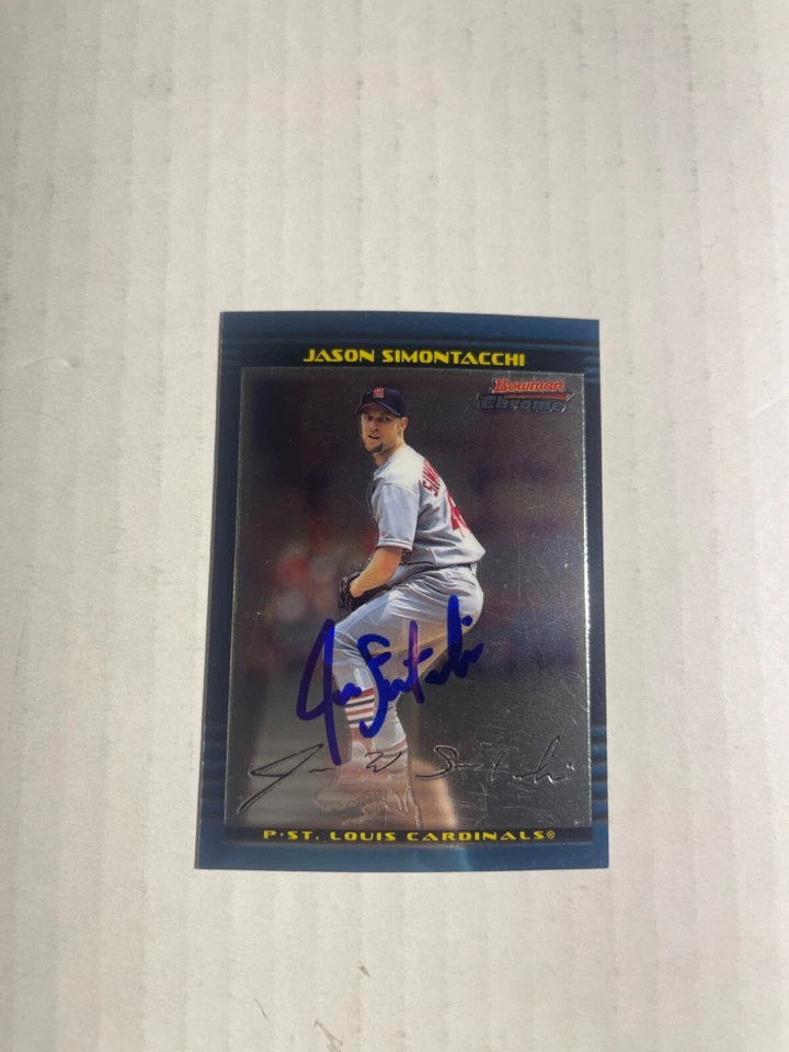 St Louis Cardinals JASON SIMONTACCHI Signed Card - Image 1 of 1