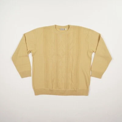 WESTBURY Herren Pullover Gr. XL gelb Strickpullover Langarm Rundhals Wolle Acryl - Bild 1 von 4