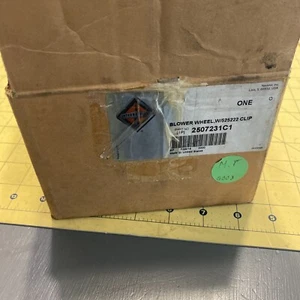 NEW BLOWER WHEEL W/525222 W/CLIP; INTERNATIONAL 2507231C1 - Picture 1 of 4