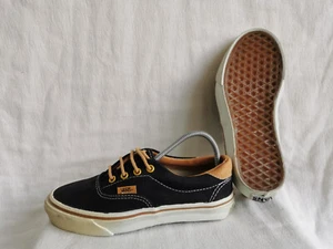 Vans Style #59 Era Canvas/Leder Sneaker NOS schwarz-beige US 4,5 Made in USA - Bild 1 von 12