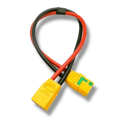 ✅ XT90H - XT90S Antiblitz Verlängerung Adapter Kabel 20cm 12AWG Stecker Buchse ✅ - Bild 1 von 4