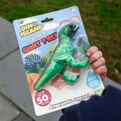Haz crecer un dinosaurio gigante T-Rex - ¡Añade agua 600 % más grande! Medias para niños Foto 1 de 4