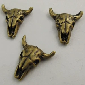 20 PIEZAS Antigua Aleación de Bronce Animal Dirección Cabeza de Toro Colgante Hallazgos Dijes 37521 - Imagen 1 de 7