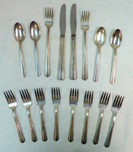 16 pcs American Silver Co 1964 CAMELOT HARVEST Silver Plate Flatware - Picture 1 of 8