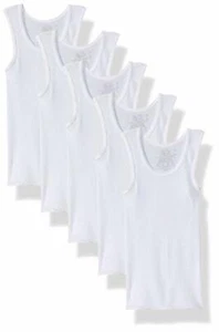 Fruit of the Loom Boys 5-Pack White A-Shirt - Picture 1 of 2