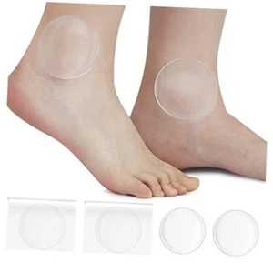 4 Pieces Hockey Ankle Gel Pads Skate Ankle Gel Discs Ankle Protector for Round - Picture 1 of 8
