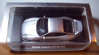 1/43 SPARK S0707 GEMBALLA AVALANCHE GTR 650 2006 IN SILVER - Image 1 of 4
