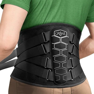 GRISHA back support brace lower lumbar belt