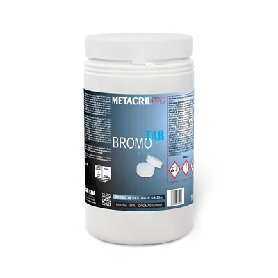 METACRIL PRO BROMO TAB 1 KG. - Bromo in tavolette da 20g. per SPA E PISCINE
