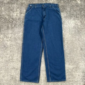 Carhartt FR Jeans Mens Actual 36 X 33 Carpenter Dungaree Fit FRC Flame Resistant - Picture 1 of 19