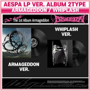 [Limited Album] AESPA LP Ver. Amageddon & Whiplash Album - Picture 1 of 3