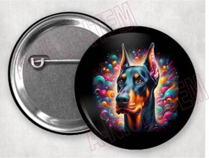 Botón Doberman Pinscher 2.25" - Imagen 1 de 2