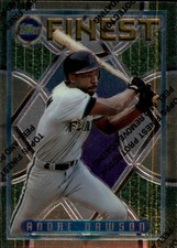 1995 Topps Finest Baseball #330 Andre Dawson Florida Marlins