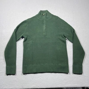 Vintage Polo Jeans Company Sweater Men's XL High Neck 1/4 Zip Pullover - Picture 1 of 9