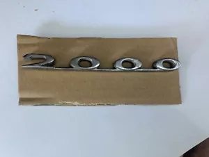 Triumph 2000 insignia motivo emblema cuerpo cromo - Imagen 1 de 1
