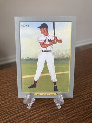 2020 Topps Turkey Red Ted Williams TR-19 Boston Red Sox GOAT LEGEND INSERT - Image 1 of 2