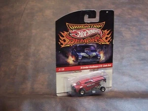 HOT WHEELS - DEMONS - 2/25 -70 DODGE CHALLENGER F/C - CODE RED - (HTF) - NEW - Picture 1 of 6