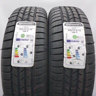 225 75 16 2x CONTINENTAL 225/75 R16 104T Neumáticos De Invierno 2021 VOLL - Imagen 1 de 4