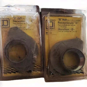 Vierkant D B Nabe 1-1/2" Leerrohr Serie 3 QO Homeline Loadcenter B150 USA Set 2 - Bild 1 von 16