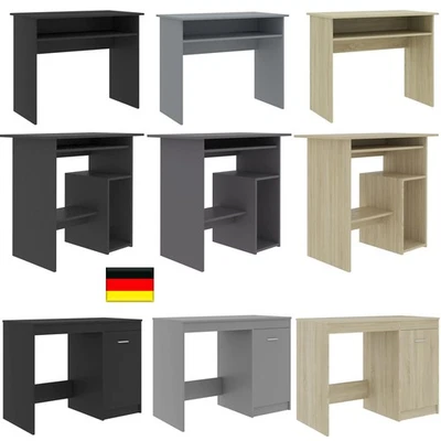 Schreibtisch Computertisch Bürotisch Büromöbel Arbeitstisch mit Schublade& Regal - Bild 1 von 4