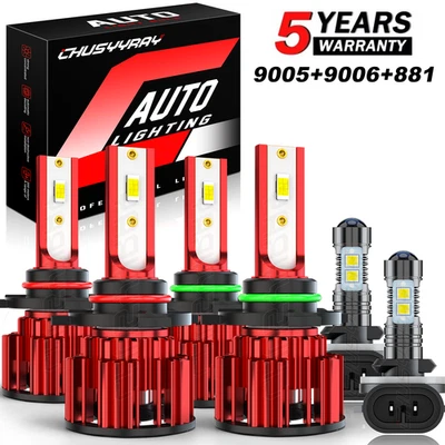 Светодиодные фары для Freightliner Coronado 132 Gliders 2013-2016 + противотуманные лампы - Изображение 1 из 4