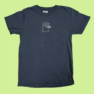 Inner Thoughts Ghost Party "Boo!" Charcoal Grey Tee Shirt - Picture 1 of 7