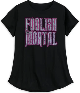 NWT Disney Parks The Haunted Mansion FOOLISH MORTAL Mortals T-Shirt Adults 1X - Picture 1 of 3