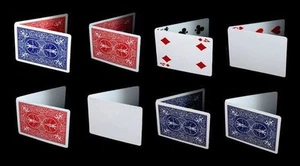 Bicycle Magic Gaff Deck SINGLE Card Double Back Blank Face Trick Red Blue 1 PC - Picture 1 of 9
