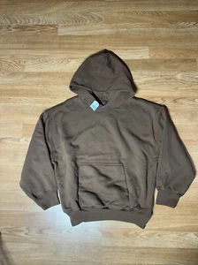 Yeezy x Gap Kids Brown Large Hoodie Double Layered YZY Kanye West Pullover NWT - Picture 1 of 7