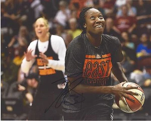 TINA CHARLES Signed 8 x 10 Basketball WNBA Photo NEW YORK LIBERTY FreeShip UCONN - Picture 1 of 1