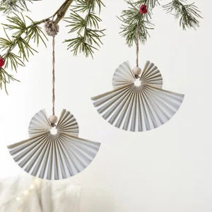 1/3pz Ciondolo Natalizio Stella a nido d'ape Albero di Natale da Appendere Ornamenti Regali di Natale - Foto 1 di 27