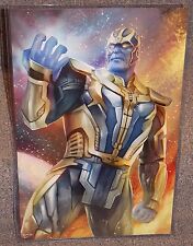 Marvel Avengers Thanos Glossy Art Print 11 x 17 In Hard Plastic Sleeve