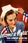 361332 Become a Nurse Your Country Needs Art Decor Wall Print Poster UK