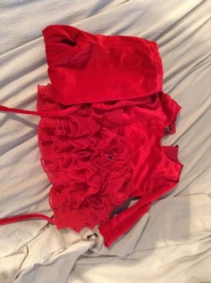 Traje rojo isobella & chloe 3 meses Foto 1 de 3