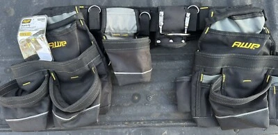 AWP General Construction Carpenter Tool Rig | Padded Adjustable Tool Belt NEW - Image 1 of 4