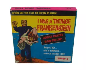 I Was A Teenage Frankenstein Super 8 Castle Films Home Horror B & W Movie - Picture 1 of 4