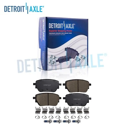 Rear Ceramic Brake Pads w/ Hardware for 2020 2021 2022 Mercedes-Benz A220 CLA250 - Image 1 of 4