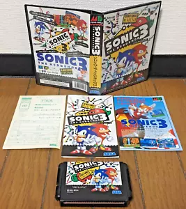 SEGA MEGA DRIVE SONIC THE HEDGHOG 3 JAPANESE BRAND NEW ⭐ COLLECTORS CONDITION ⭐ - Picture 1 of 5