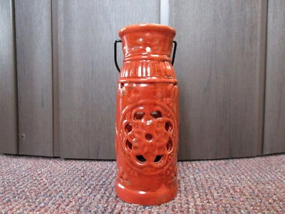 LINTERNA PORTA CANDELABROS BOTELLA COLGANTE (ROJO) Foto 1 de 2