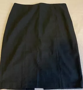 "Dahlia Collection” Charcoal Tweed Look Skirt Size 10 - Picture 1 of 8