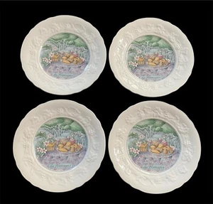 4 Les Saveurs 8.5”Salad Plates by Faiencerie De Gien, Style Marie-Pierre Boitard - Picture 1 of 4