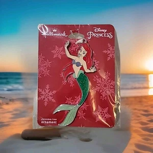 Hallmark Disney Principessa Ariel Sirenetta Metallo Decorazione Natalizia - Foto 1 di 3