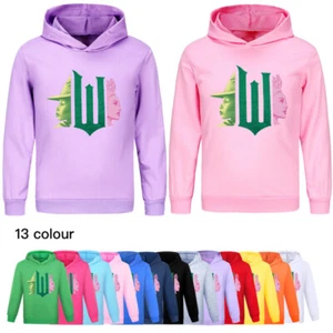 Boy Girls Wicked Hoodies Longsleeve Sweatshirt Kids Casual Jumper Pullover 2-13Y - Picture 1 of 35