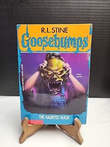 Goosebumps #11 The Haunted Mask 1ère première impression 1993 R.L. Livre de poche Stine