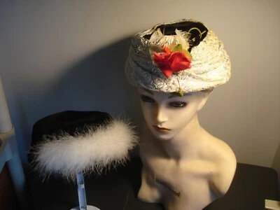 Lote De 2 Sombreros De Colección Cool Terciopelo Difuso, Siegel"s Buffalo N.Y. (EE. UU.) Foto 1 de 4