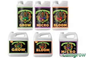 Advanced Nutrients Grow & Bloom & Micro 1L-5L-10L - PH Perfect Fertilisers - Picture 1 of 13