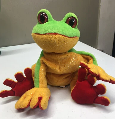 Ganz Webkins colorfull  Tree frog Plush - Image 1 of 4