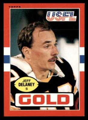 1985 Topps USFL #30 Jeff Delaney - Image 1 of 2