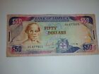 Jamaica $50 1988 Circulated Banknote Foreign Currency World Paper Money