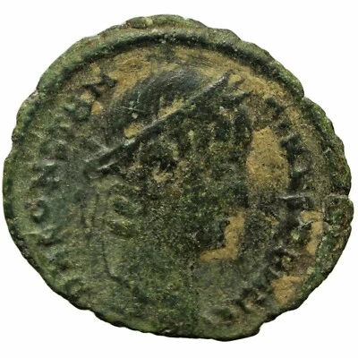 337 – 340 A.D. Roman Empire Constantine II Æ3 Coin Nicomedia (MO1482-) - Image 1 of 2